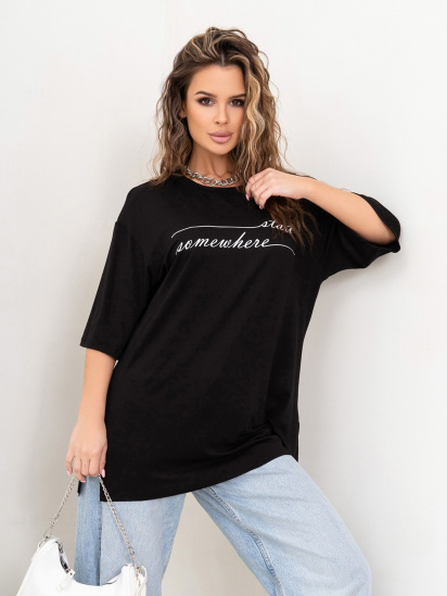 Футболка ISSA Plus модель 14038_black - фото