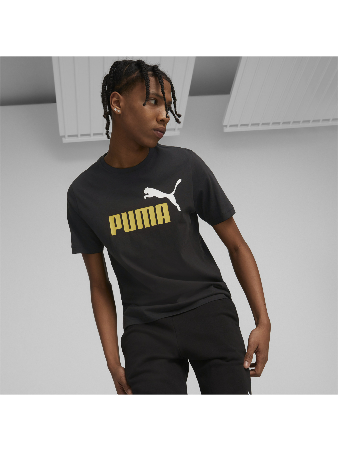 Футболка PUMA ESS+ 2 Col Logo Tee модель 586759 Фото