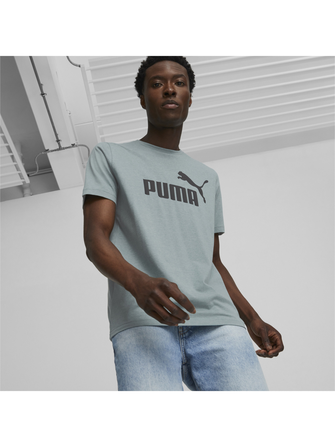Футболка PUMA ESS Heather Tee модель 586736 Фото