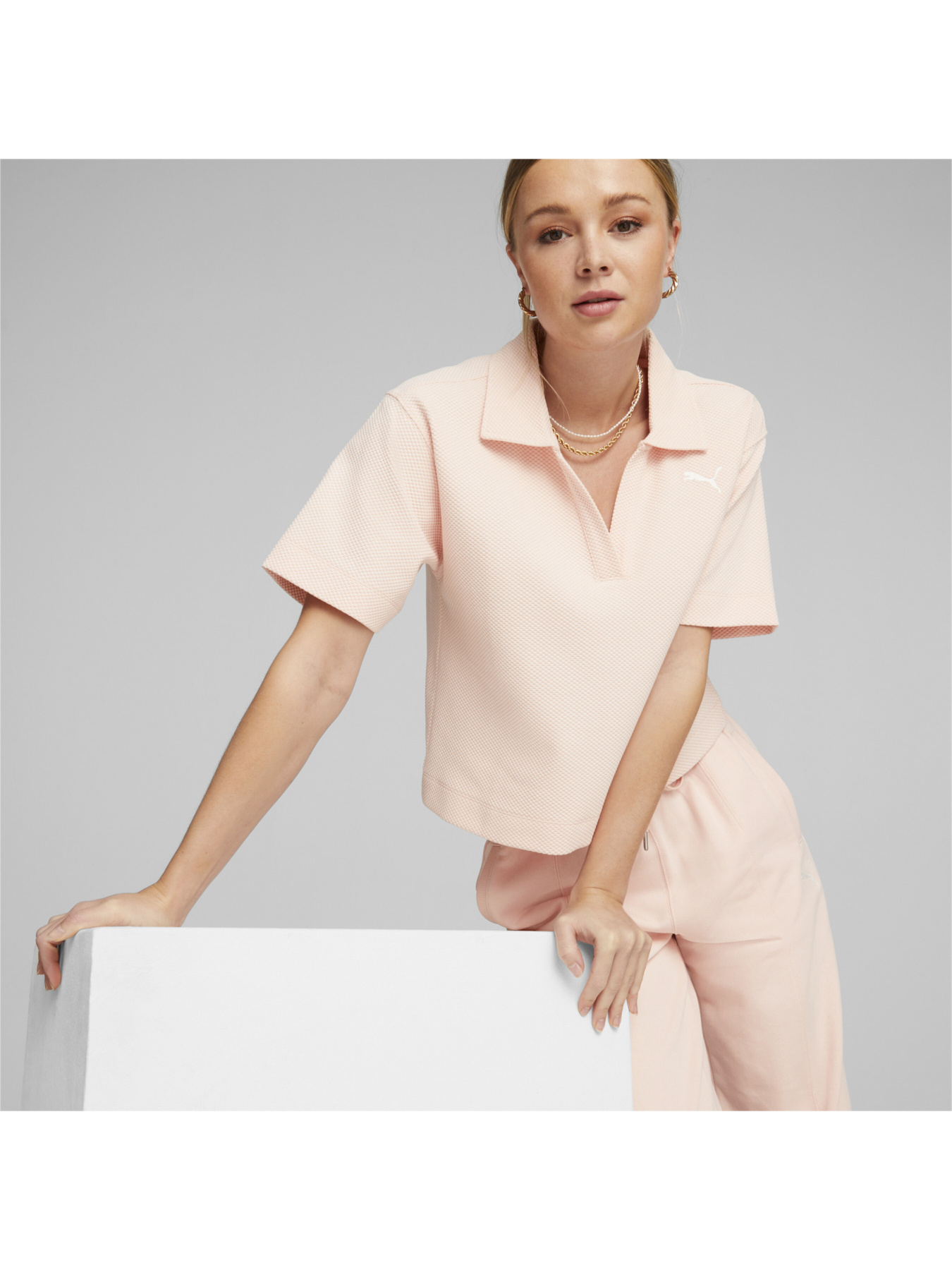 Поло PUMA HER Polo Tee модель 673108 Фото