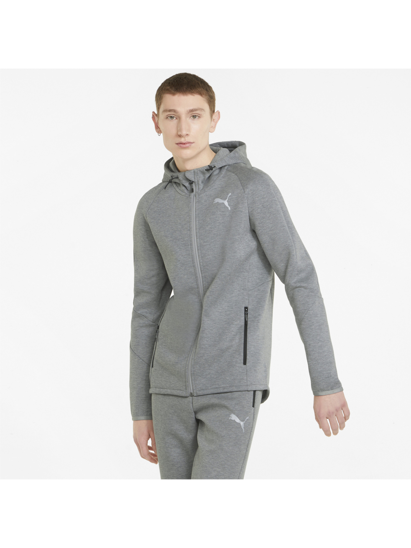 Кофта PUMA Evostripe Full-Zip Hoodie модель 847401 Фото