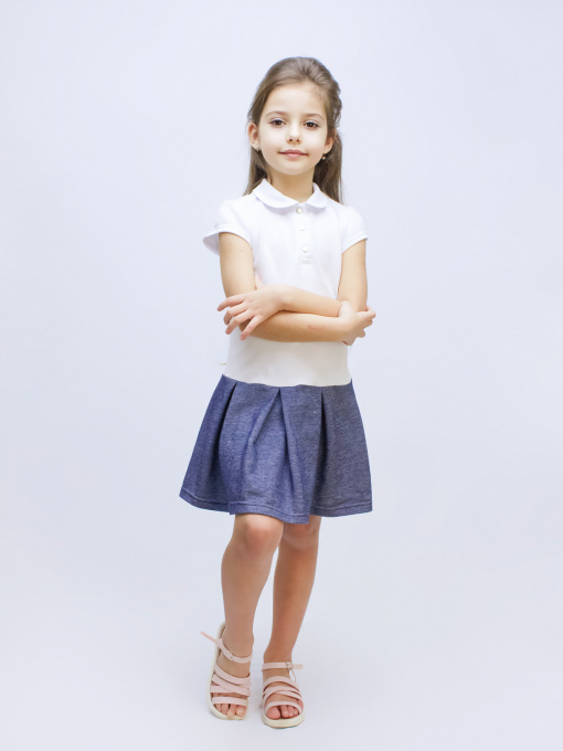 Сукня міні SMIL модель smil_120206-belyj Фото