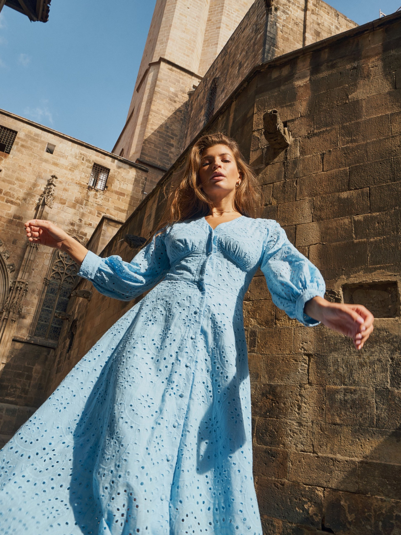 Сукня міді Gepur модель 44343 Сукня міді Gepur модель 44343 Фото