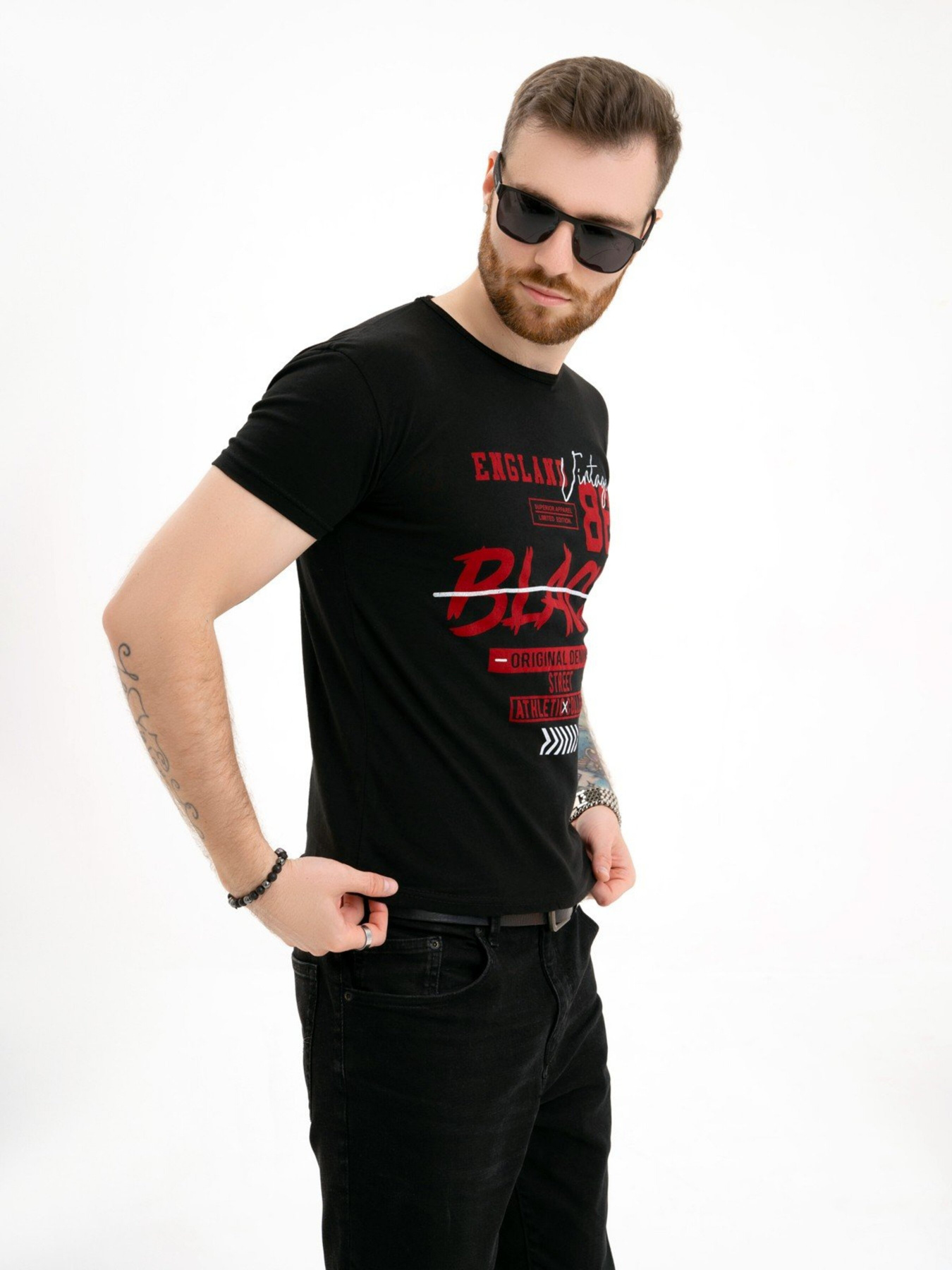 Футболка ISSA Plus модель GN4-118_black Фото