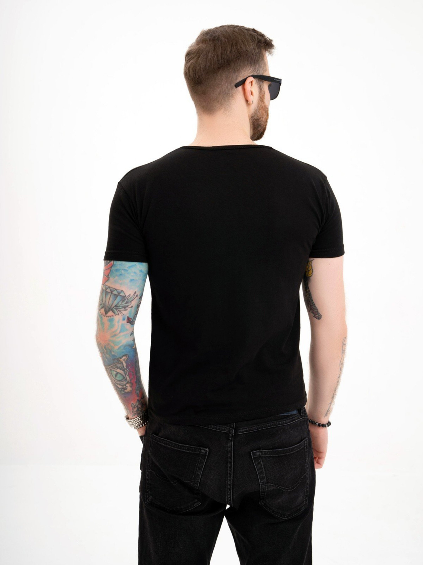 Футболка ISSA Plus модель GN4-118_black Фото