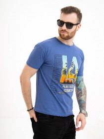 Футболка ISSA Plus модель GN4-124_blue Фото