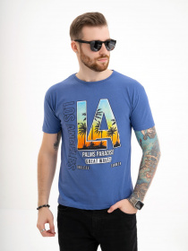 Футболка ISSA Plus модель GN4-124_blue Фото