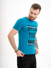 Футболка ISSA Plus модель GN4-125_turquoise Фото