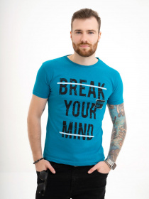 Футболка ISSA Plus модель GN4-125_turquoise Фото