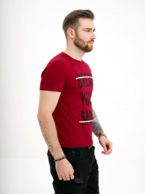 Футболка ISSA Plus модель GN4-125_burgundy Фото