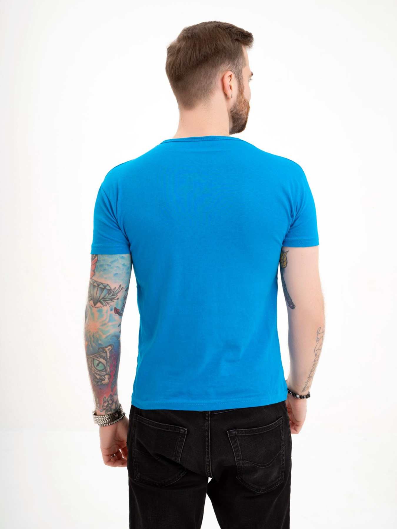 Футболка ISSA Plus модель GN4-125_blue Фото