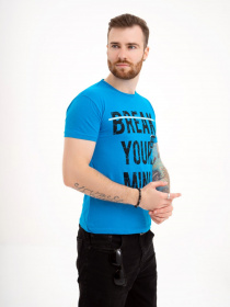 Футболка ISSA Plus модель GN4-125_blue Фото