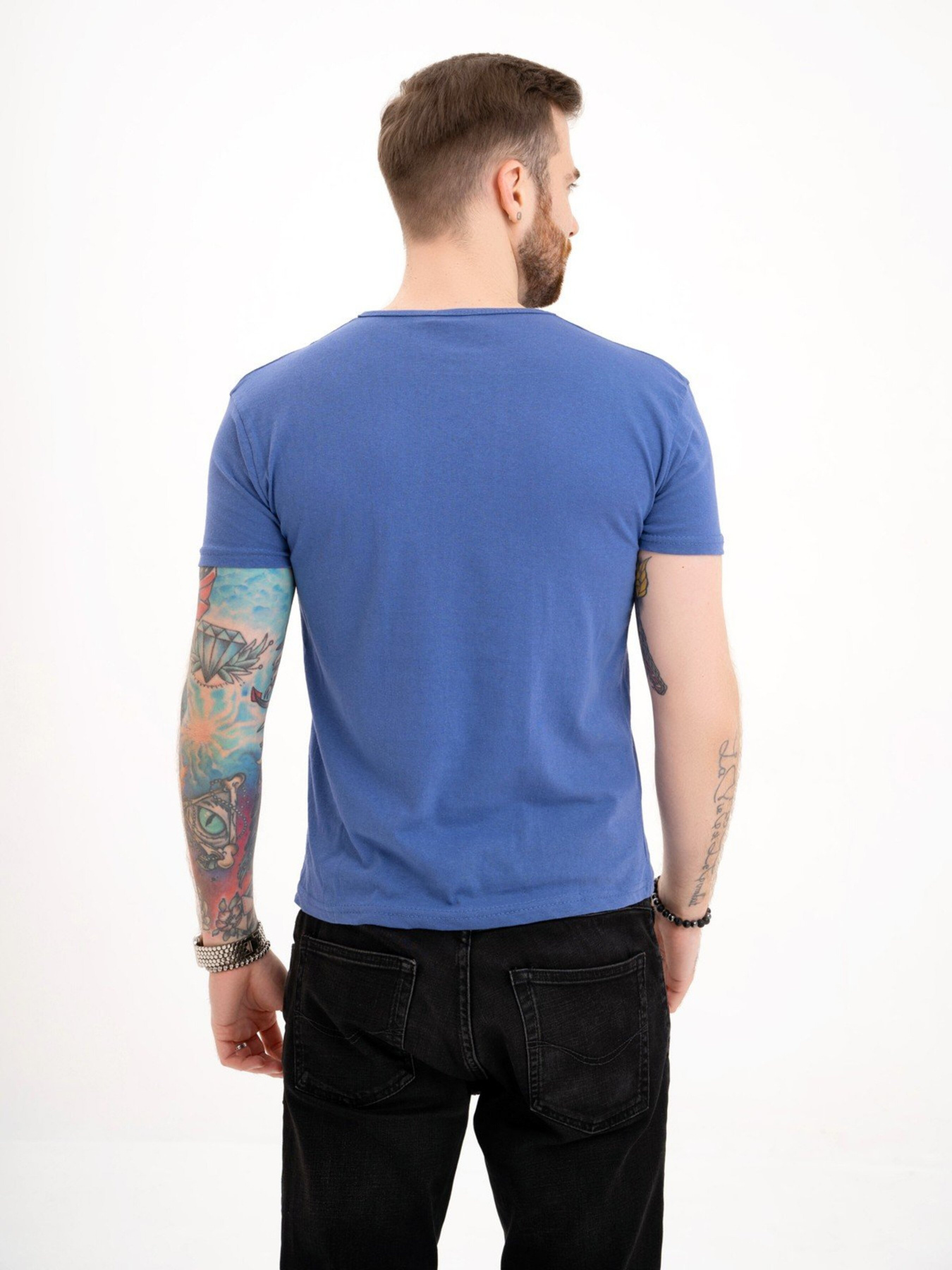 Футболка ISSA Plus модель GN4-126_blue Фото