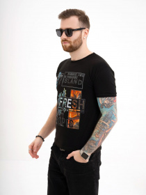 Футболка ISSA Plus модель GN4-126_black Футболка ISSA Plus модель GN4-126_black Фото