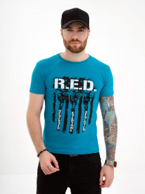 Футболка ISSA Plus модель GN4-127_turquoise Фото