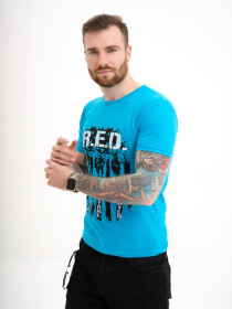 Футболка ISSA Plus модель GN4-127_lightblue Фото