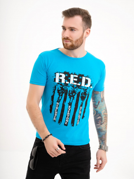 Футболка ISSA Plus модель GN4-127_lightblue Фото