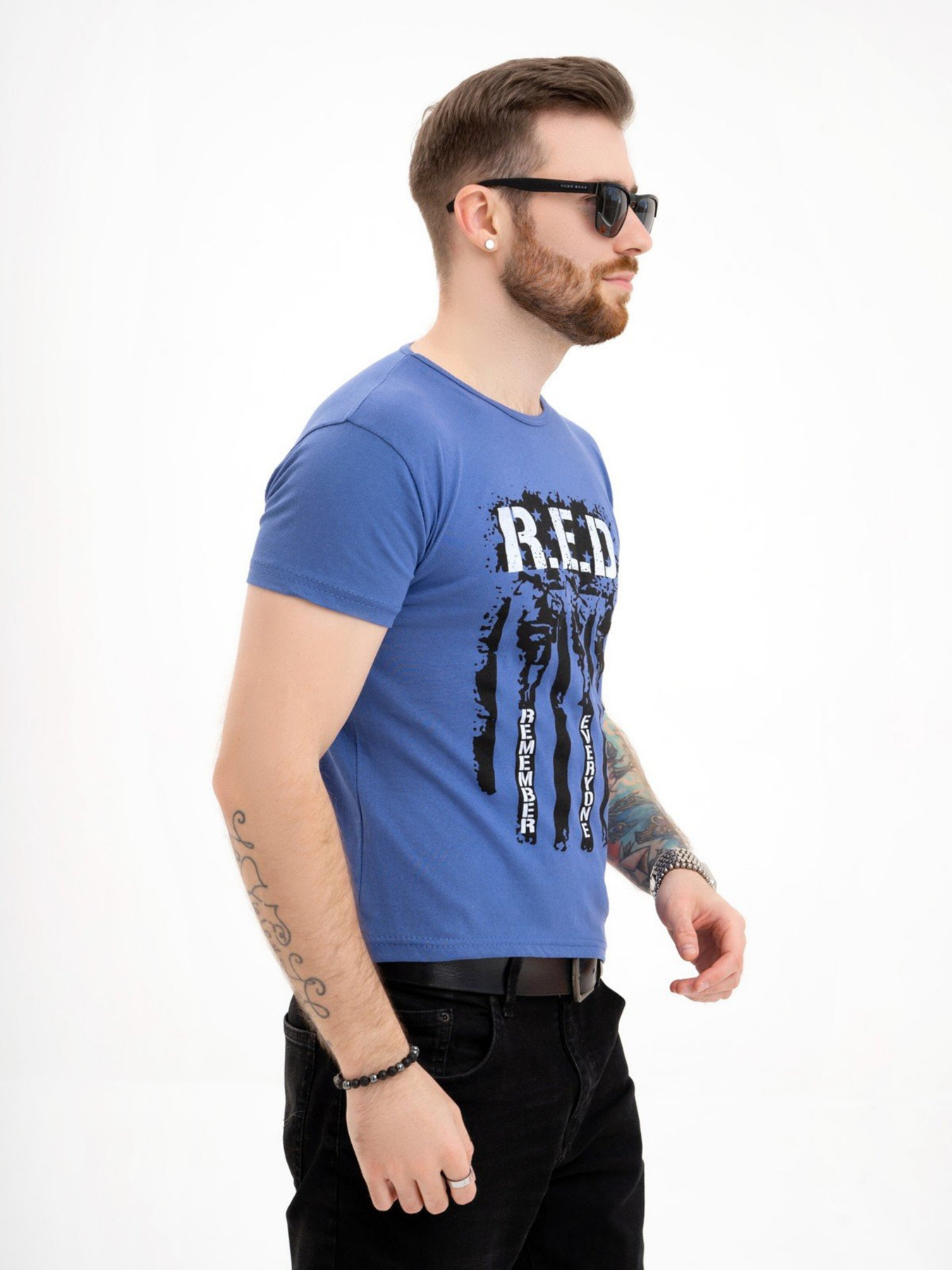 Футболка ISSA Plus модель GN4-127_blue Фото