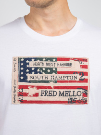 Футболка Fred Mello модель FM22S17TG_0003 Футболка Fred Mello модель FM22S17TG_0003 Фото