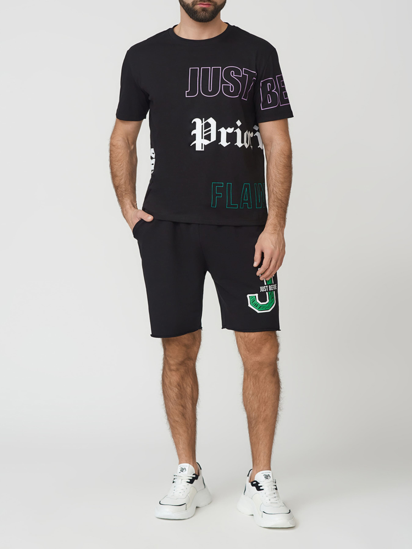 Повседневные шорты J.B4 (Just Before) модель 3ML08002 Фото