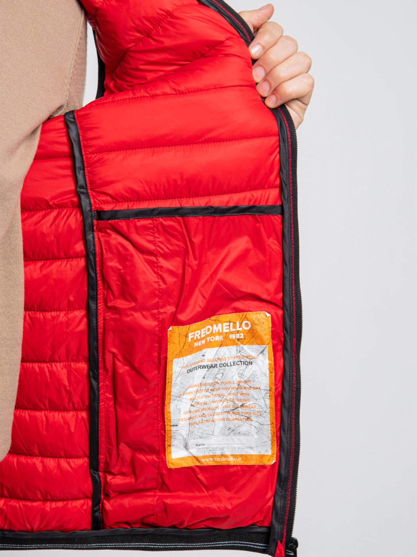 Утеплений жилет Fred Mello модель FM22S02KS_0351 Фото