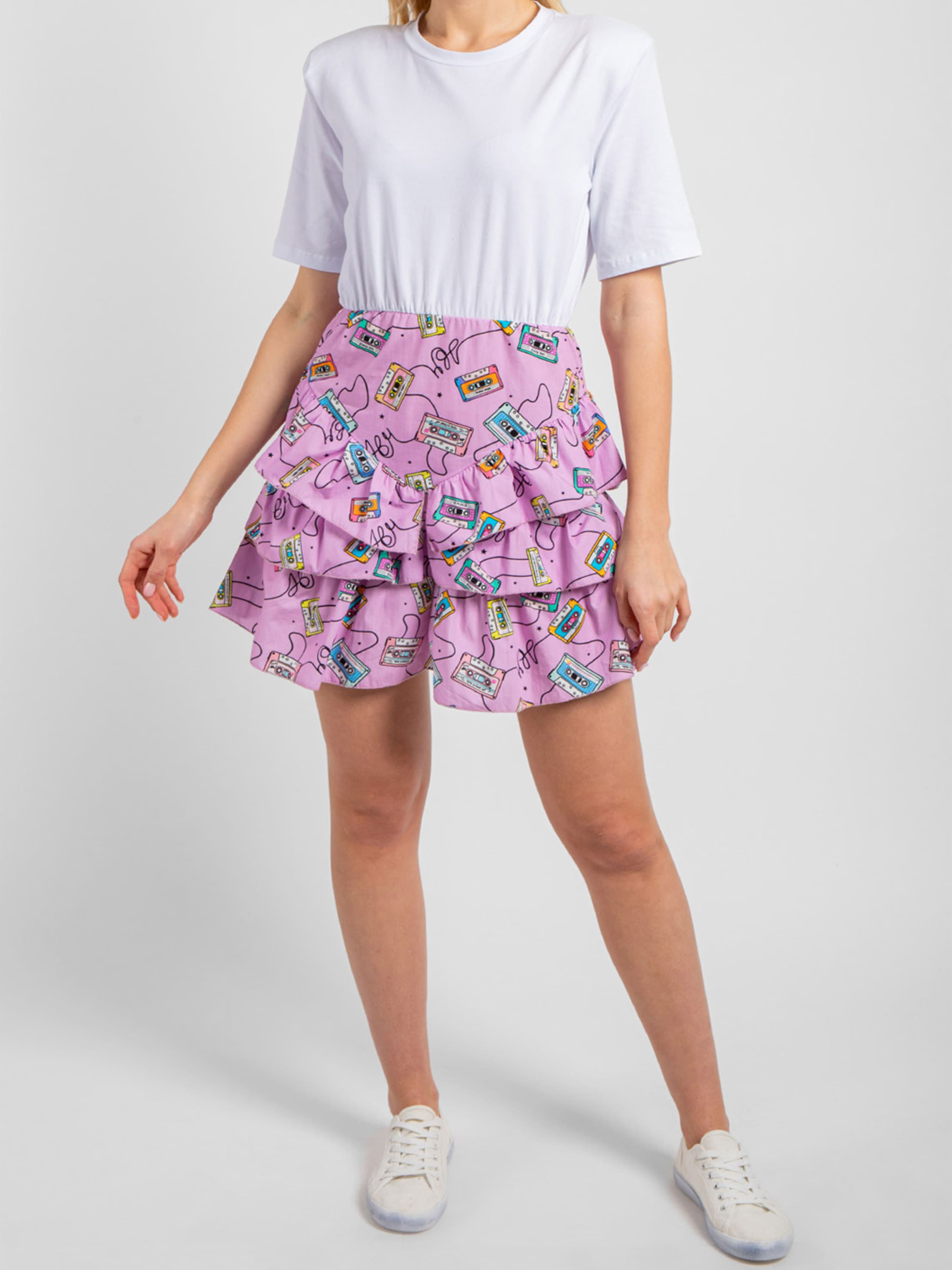 Бавовняна Жіноча Сукня-футболка J.B4 (Just Before)  (3WD36001) колір білий