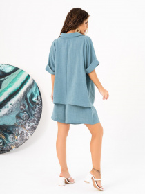 Костюм ISSA Plus модель 14004_olive Фото