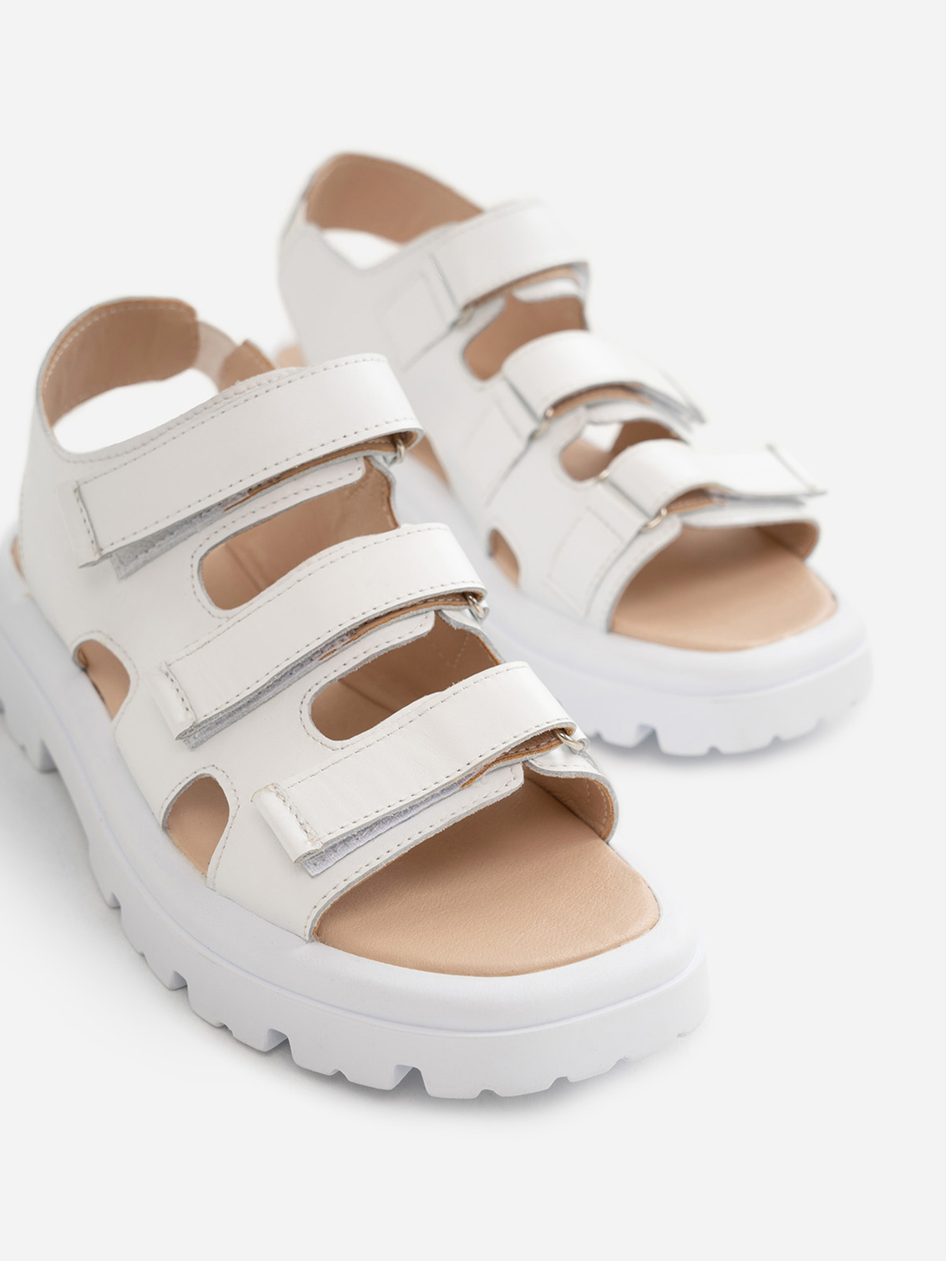 Сандалии ISSA Plus модель OB2-263_white Фото