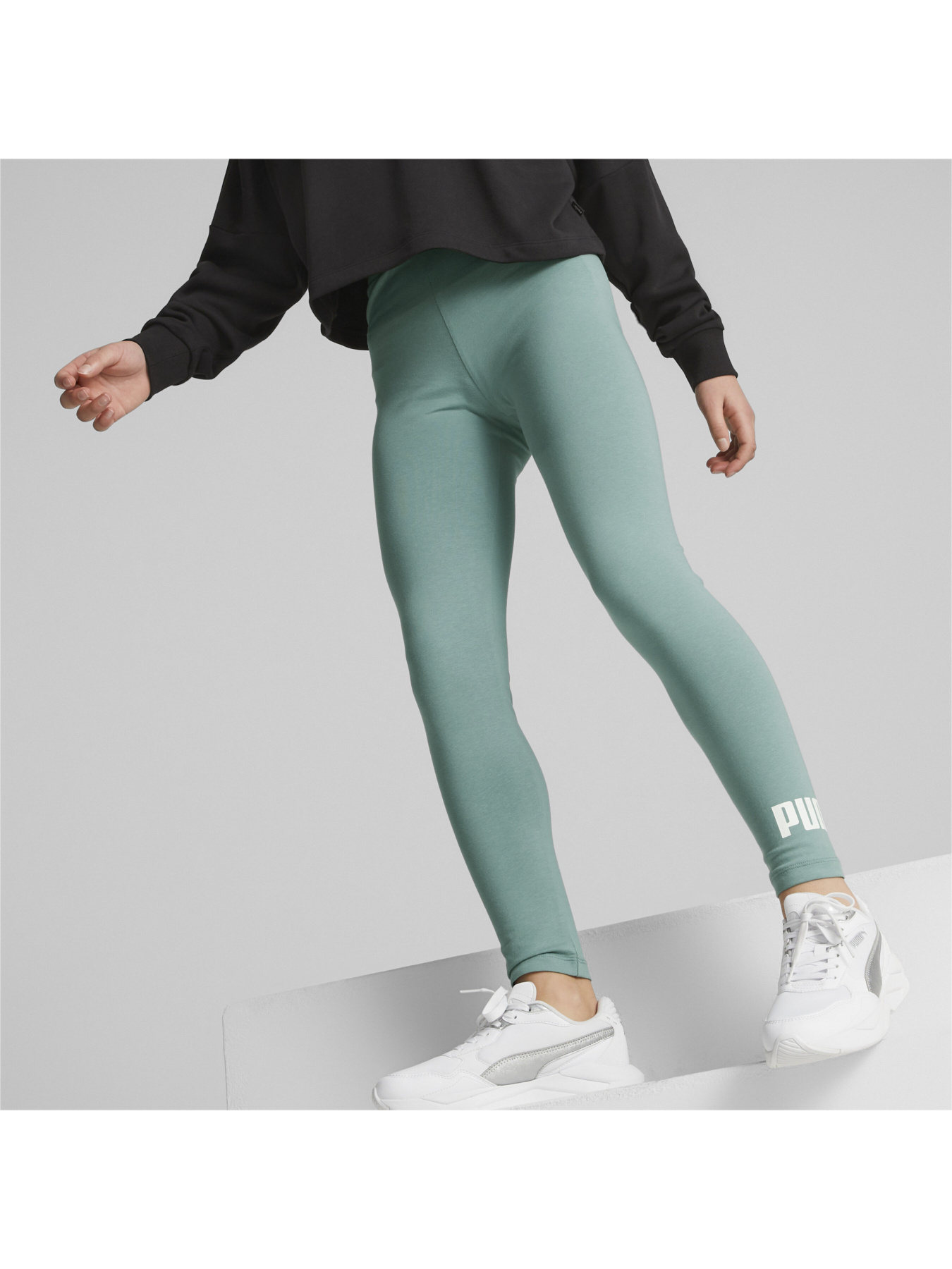 Леггинсы спортивные PUMA Ess Logo Leggings G модель 671133 Фото
