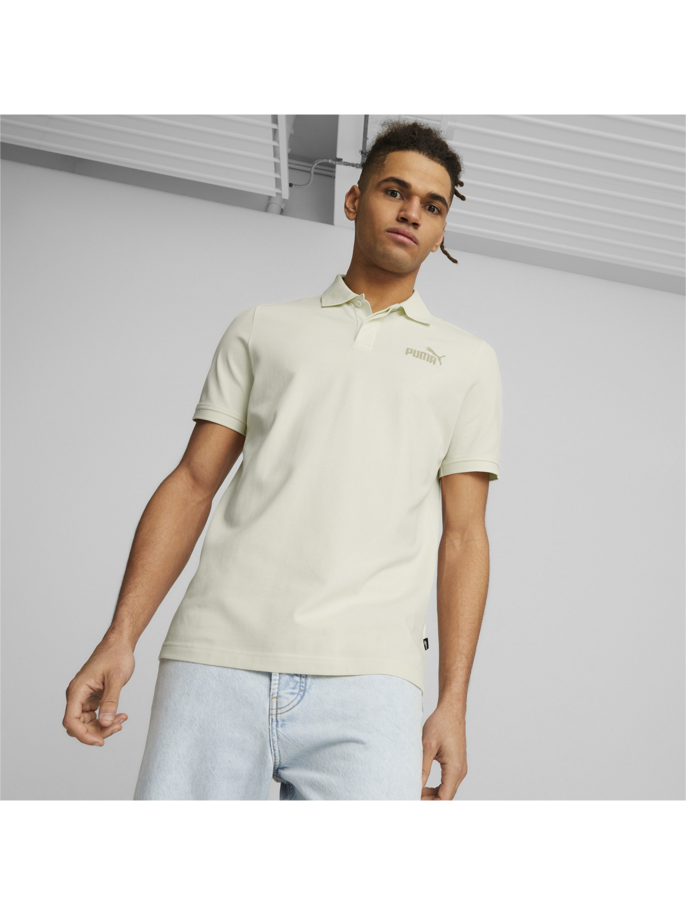 Поло PUMA Ess Elevated Polo модель 673389 Фото