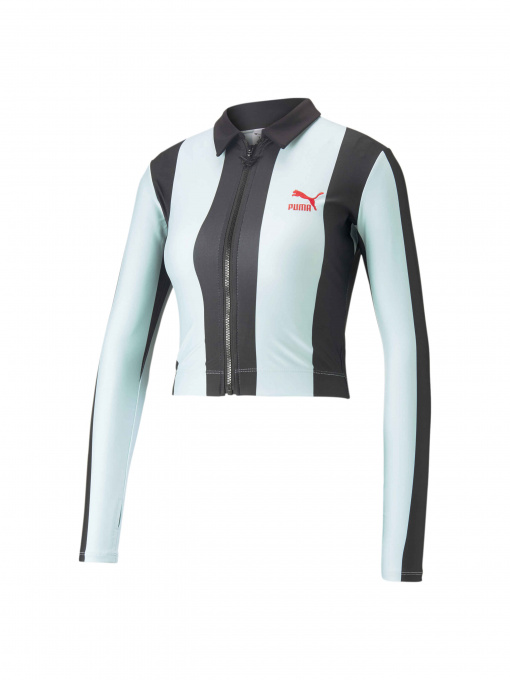 Спортивна кофта PUMA x Dua Lipa Striped Tee модель 671253 Фото