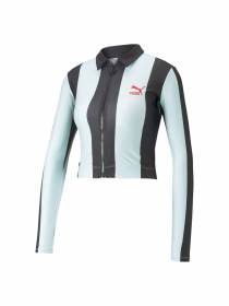 Спортивная кофта PUMA x Dua Lipa Striped Tee модель 671253 Фото