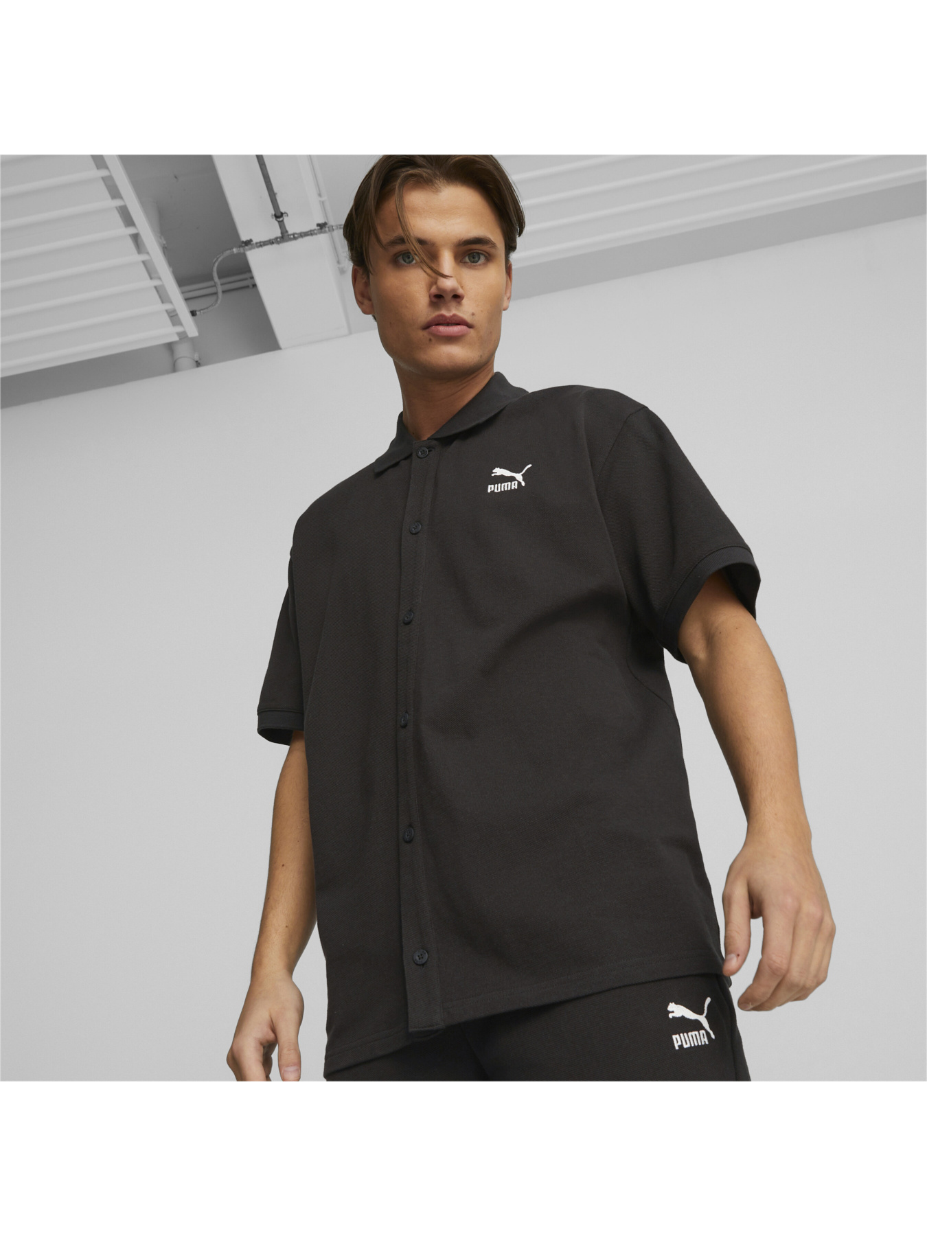 Поло PUMA Classics Pique Shirt модель 538129 Фото