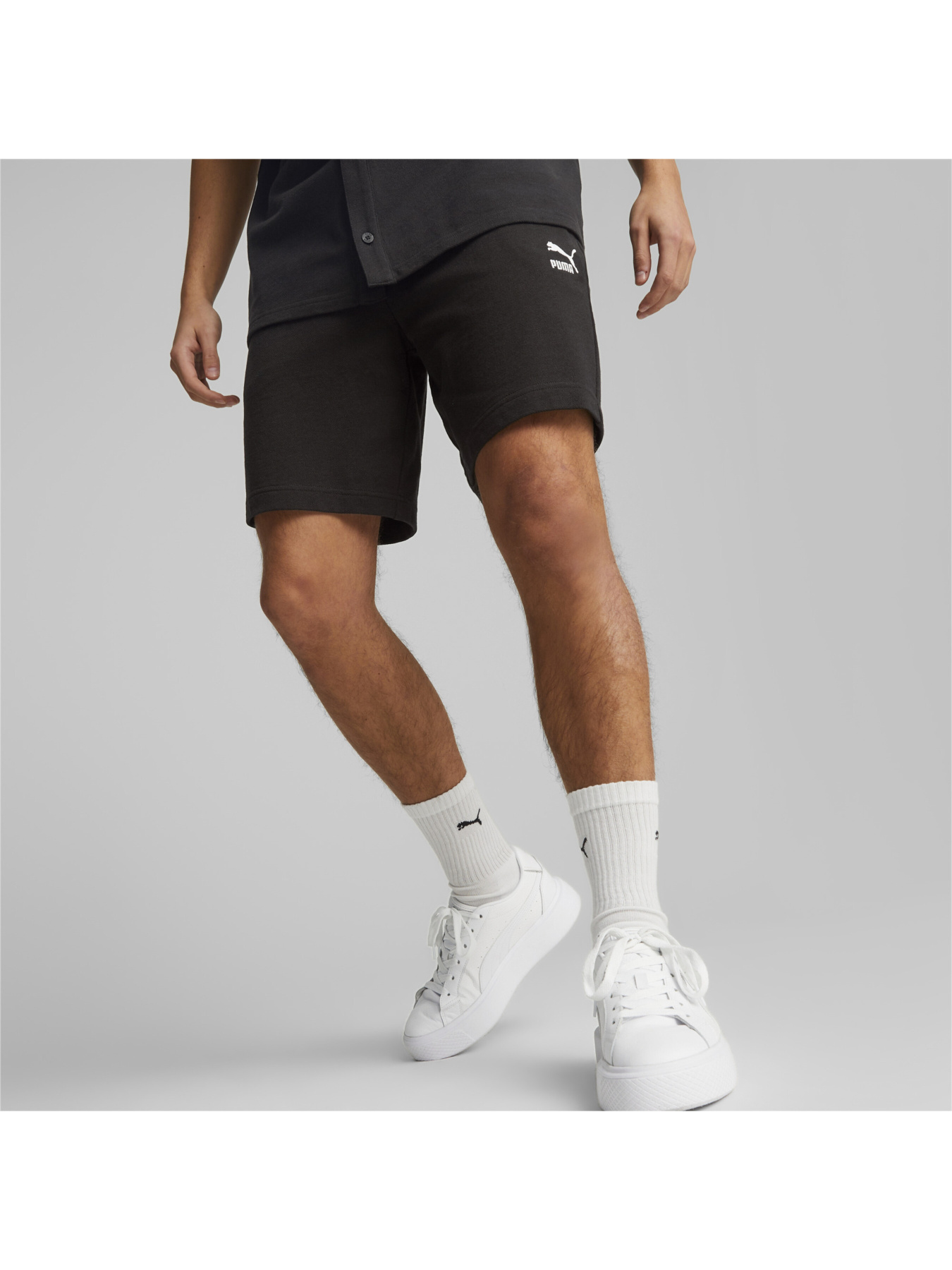 Шорты спортивные PUMA Classics Pique Shorts 8" модель 538150 Фото