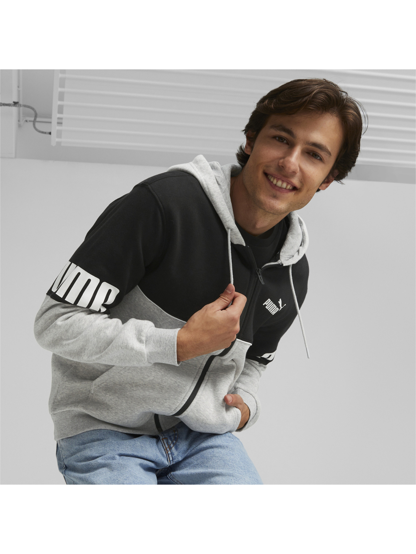 Кофта спортивна PUMA Power Full-zip Hoodie модель 849841 Фото