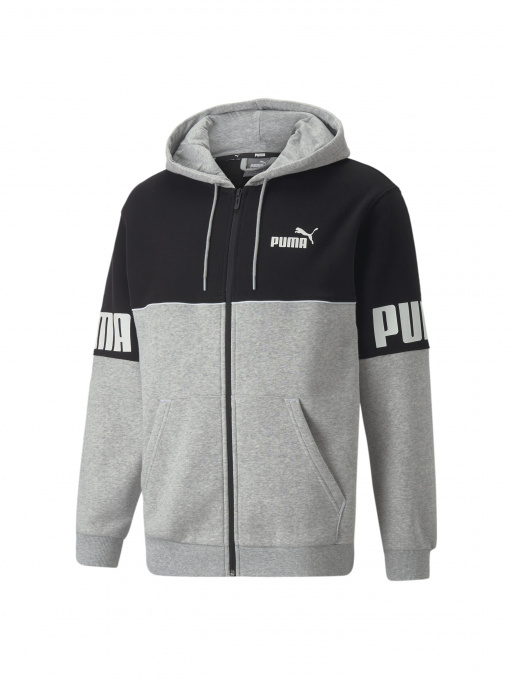 Кофта спортивная PUMA Power Full-zip Hoodie модель 849841 Фото