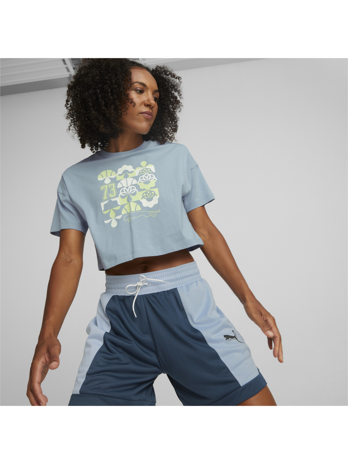 Спортивний топ PUMA Mod Crop Tee 1 модель 536192 Фото