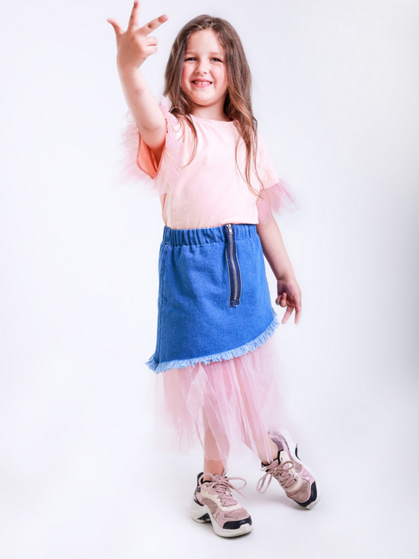 Джинсовая юбка YUMSTER модель YE-21.22.002 Фото