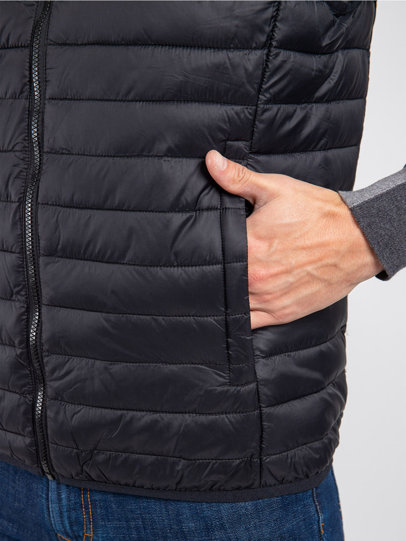 Утеплений жилет Fred Mello модель FMVAIL_BLACK Фото