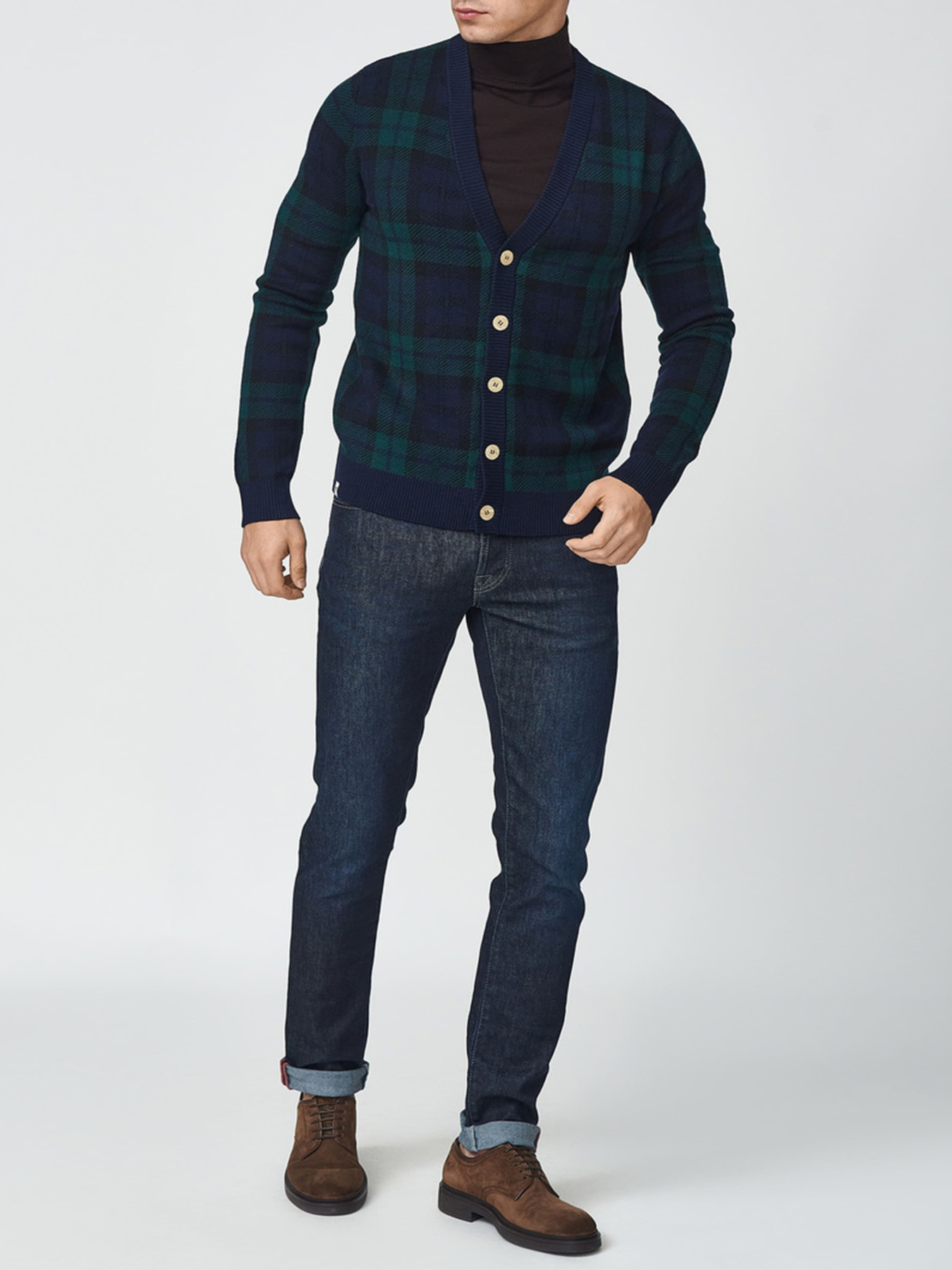 Кардиган Fred Mello модель FM22W40MK_BLUE Кардиган Fred Mello модель FM22W40MK_BLUE Фото