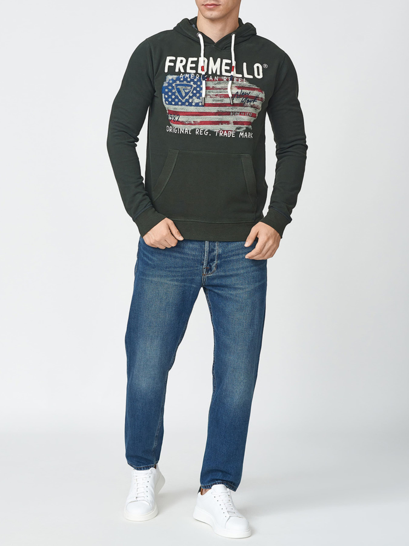 Худі Fred Mello модель FM22W16FC_FOREST Худі Fred Mello модель FM22W16FC_FOREST Фото