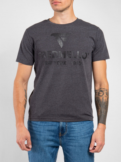 Футболка Fred Mello модель FM22W01TG_MELANGE Фото