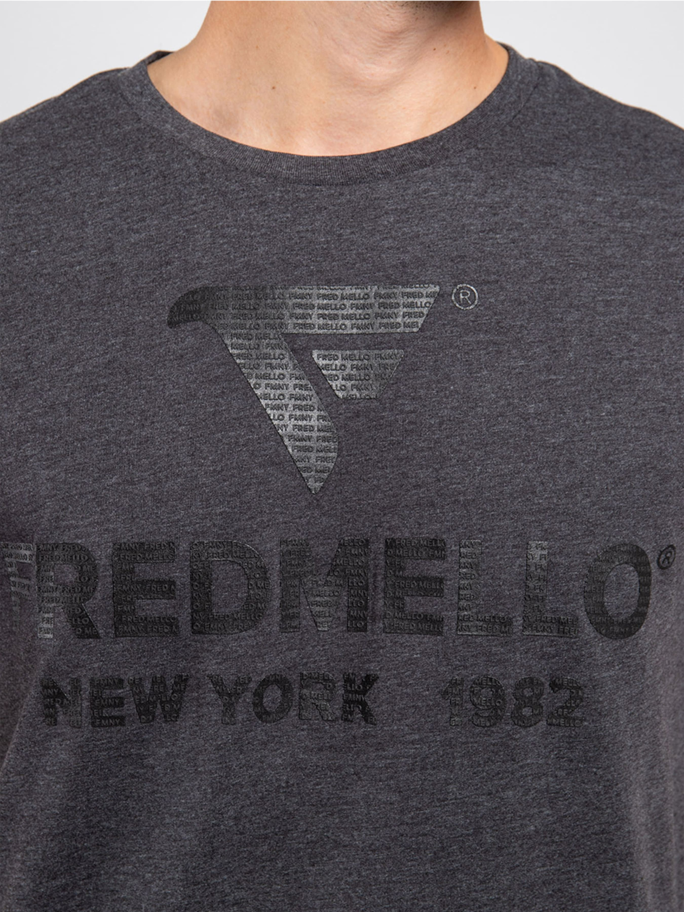 Футболка Fred Mello модель FM22W01TG_MELANGE Фото