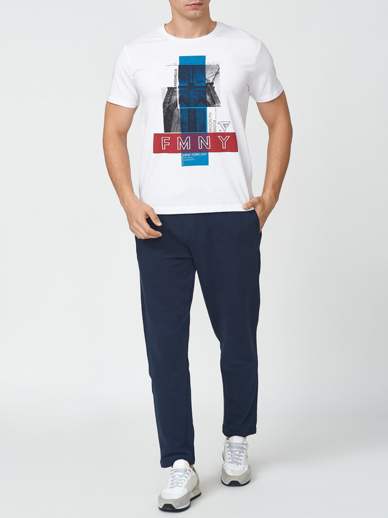 Футболка Fred Mello модель FM22W09TG_WHITE Фото