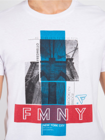 Футболка Fred Mello модель FM22W09TG_WHITE Фото