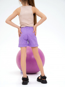 Повседневные шорты ISSA Plus модель CD1-37_lilac Повседневные шорты ISSA Plus модель CD1-37_lilac Фото