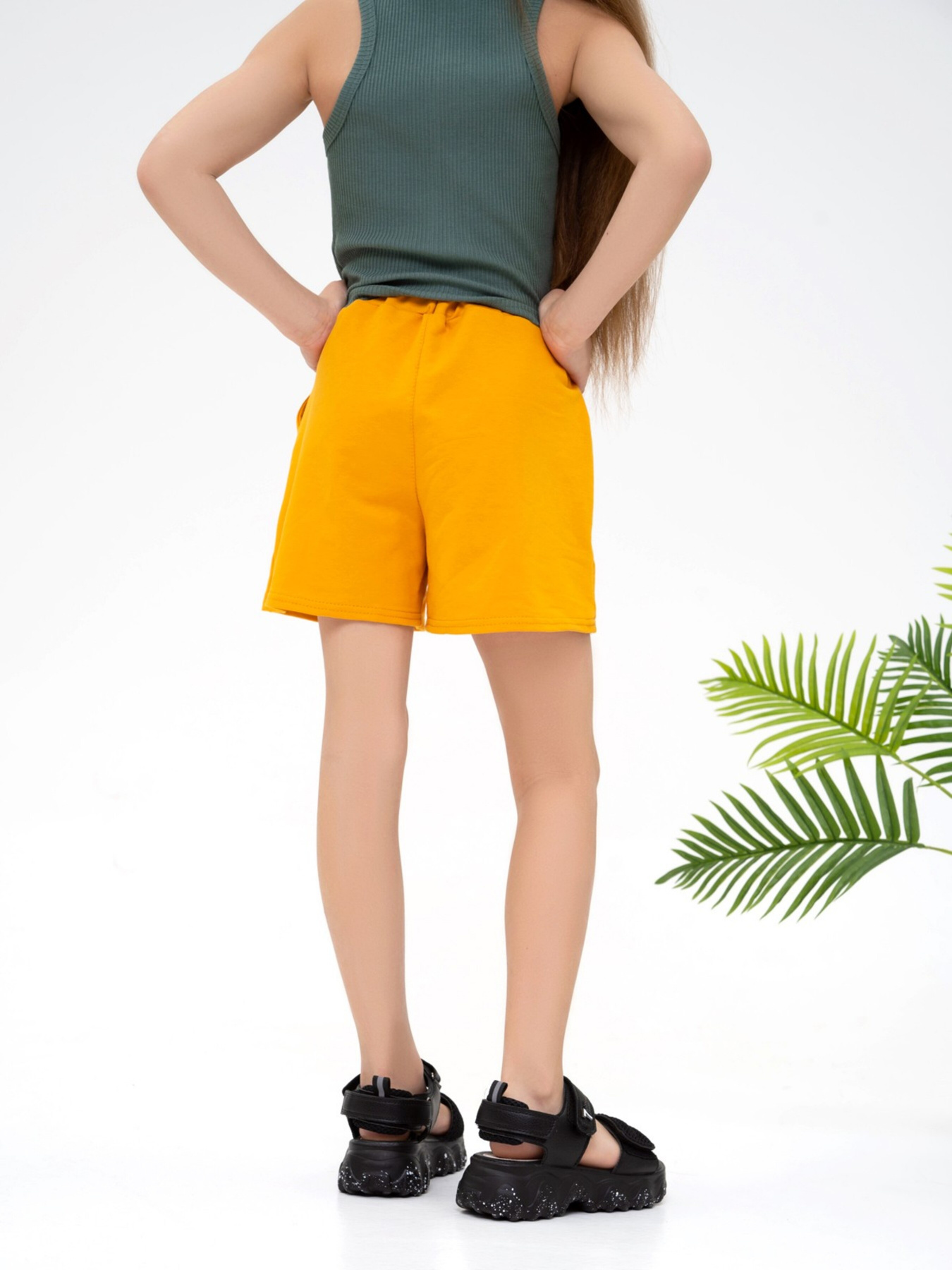 Шорты ISSA Plus модель CD1-39_mustard Фото