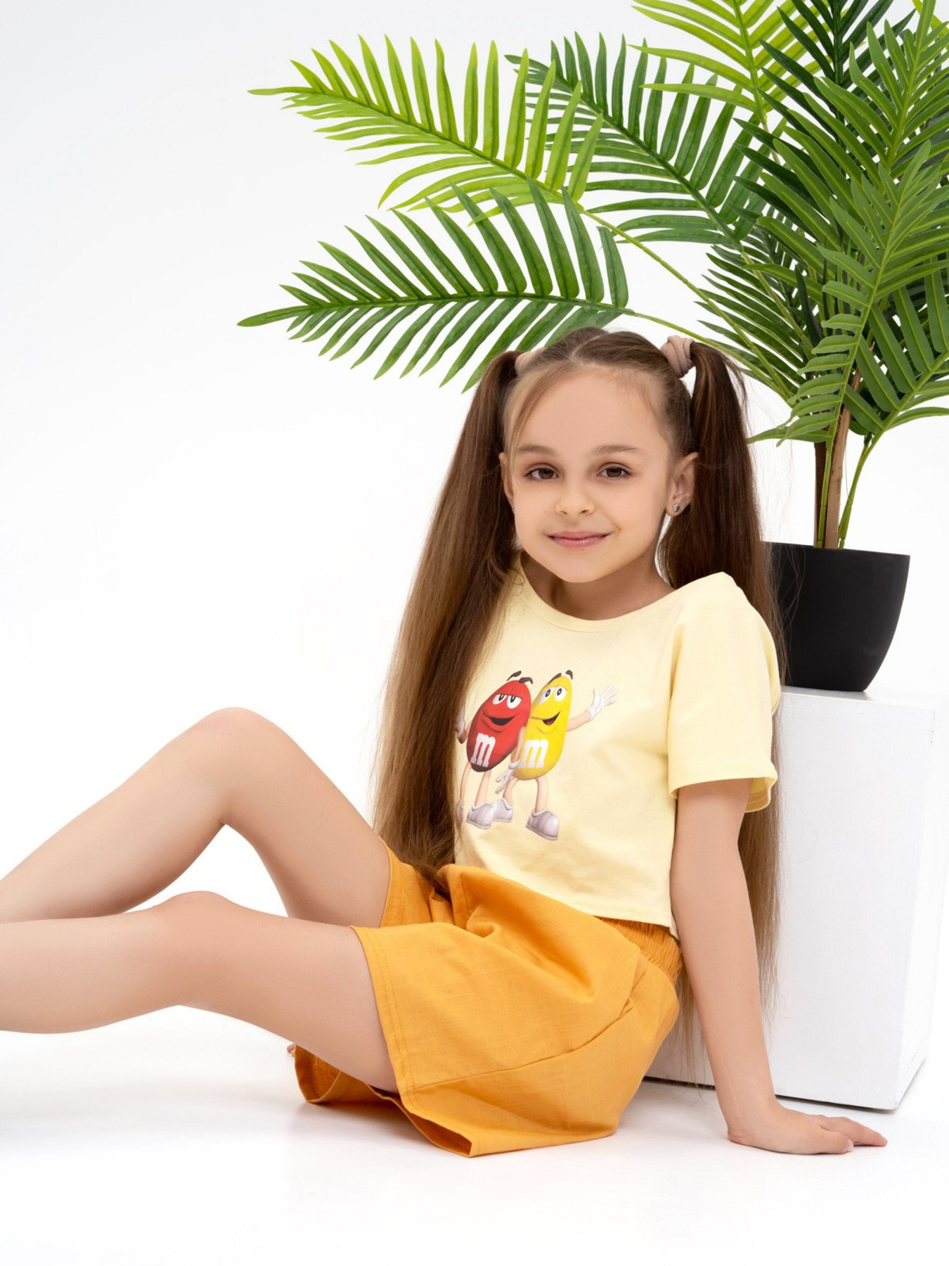 Повседневный костюм ISSA Plus модель CD1-40_mustard Фото