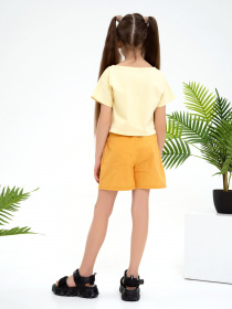 Повседневный костюм ISSA Plus модель CD1-40_mustard Повседневный костюм ISSA Plus модель CD1-40_mustard Фото