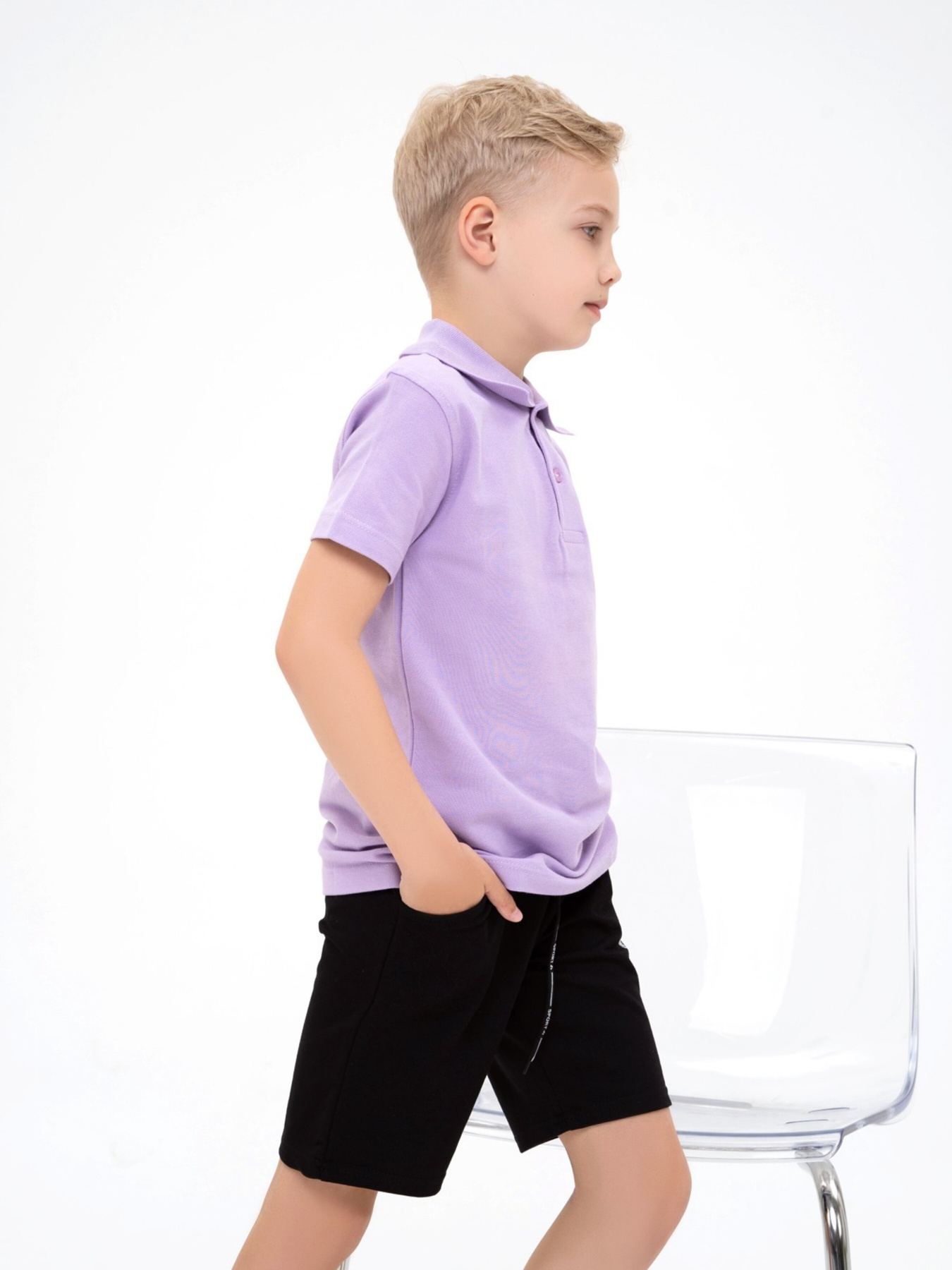 Поло ISSA Plus модель GCD1-01_lilac Фото